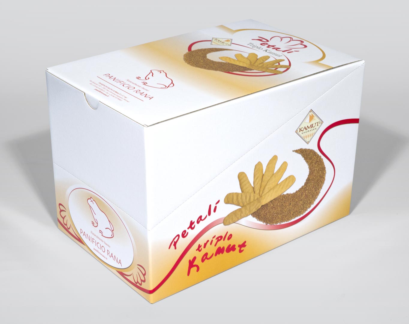 Rana - Packaging convertibile in espositore