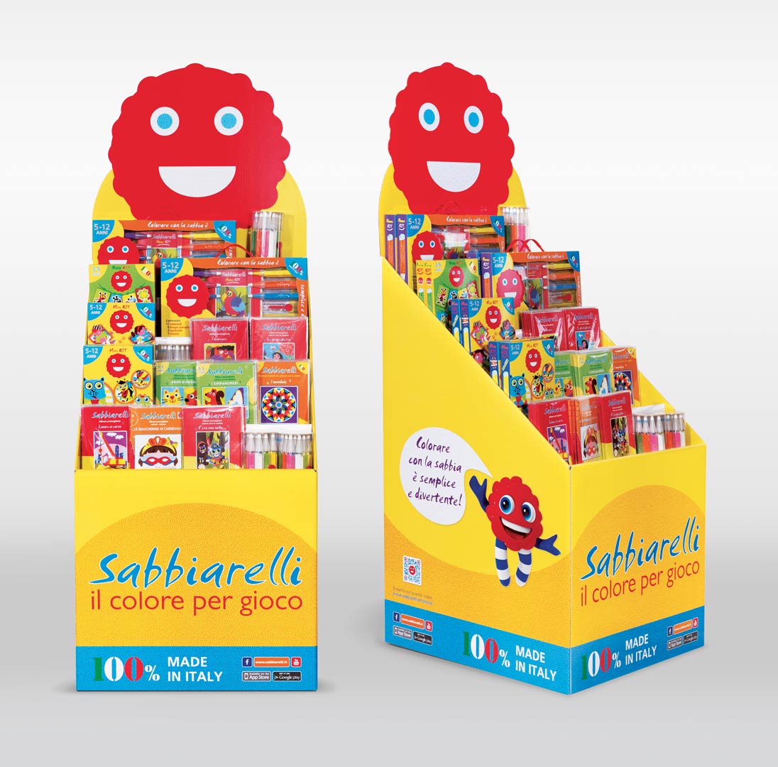 Sabbiarelli - Espositore da Terra